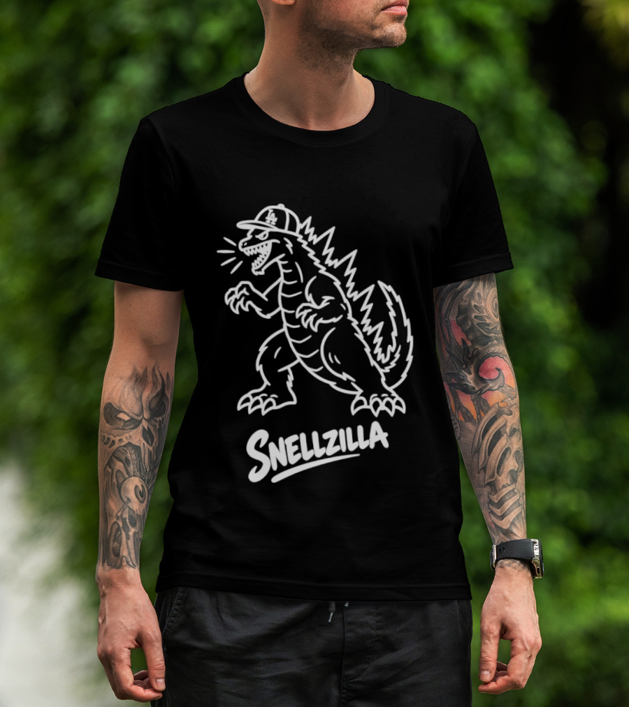 Snellzilla Monster Baseball Tribute Blake Snell T-Shirt