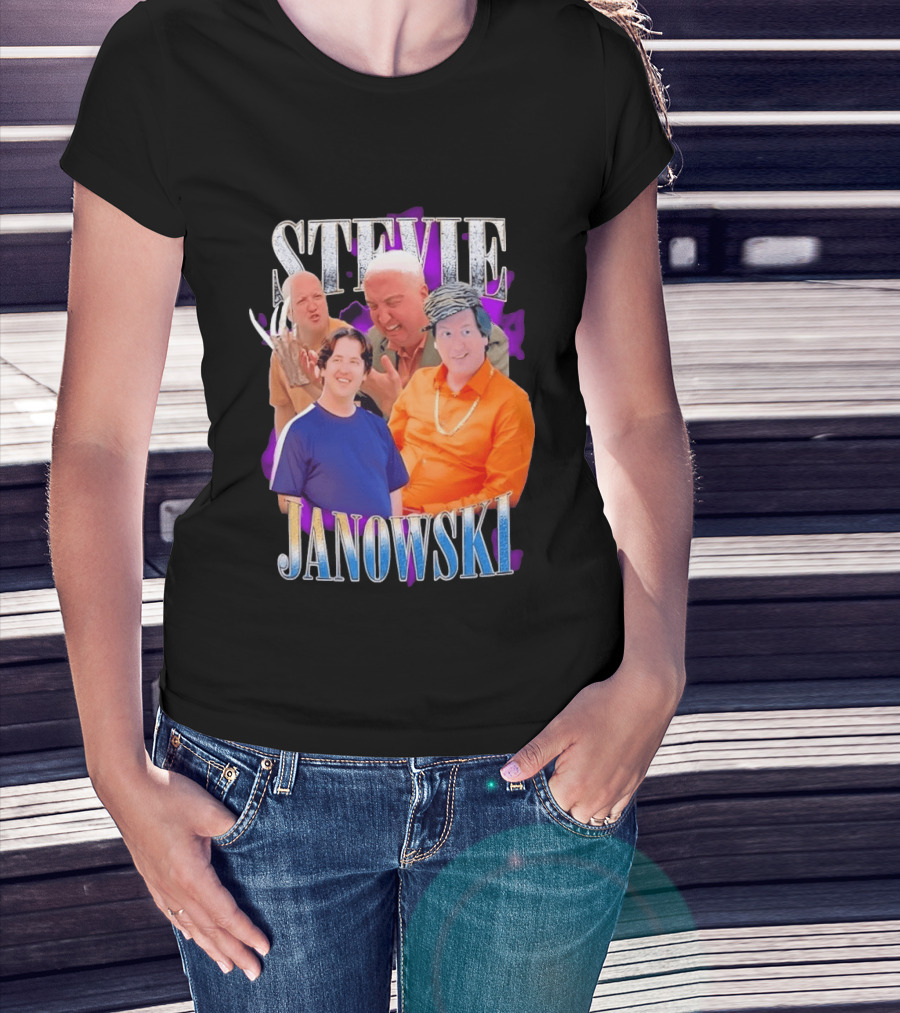 Stevie Janowski Comedy Collage Bootleg T-Shirt