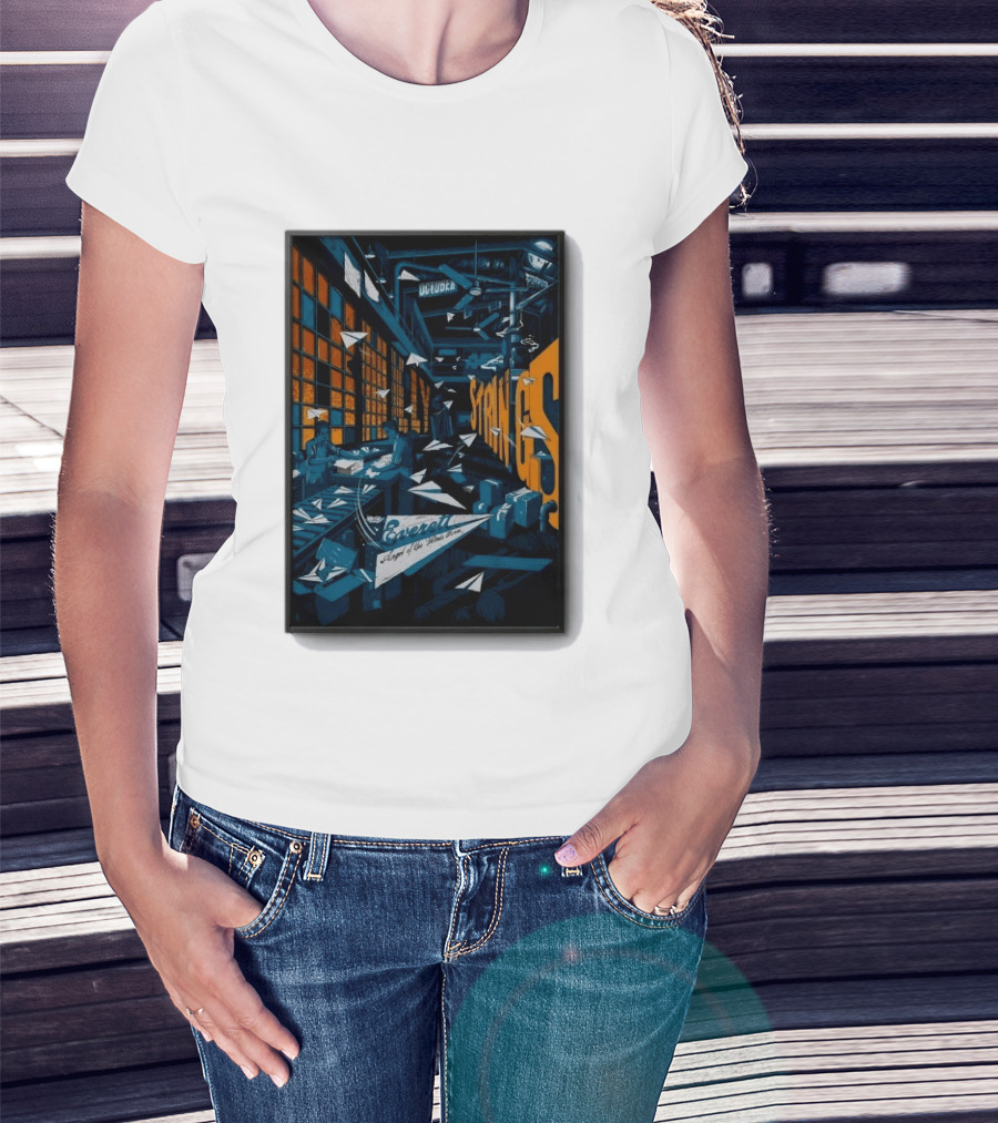 Billy Strings Everett WA Tour October 9 10 2026 Angel Of The Winds Arena T-Shirt