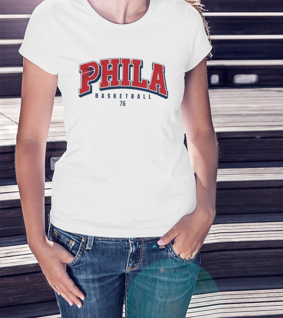 PHILA Basketball 76ers Retro Sports T-Shirt