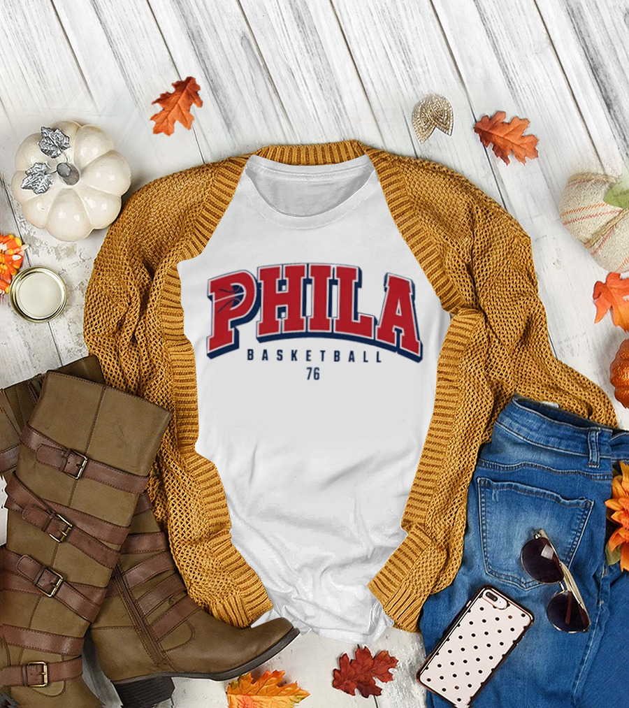 PHILA Basketball 76ers Retro Sports T-Shirt