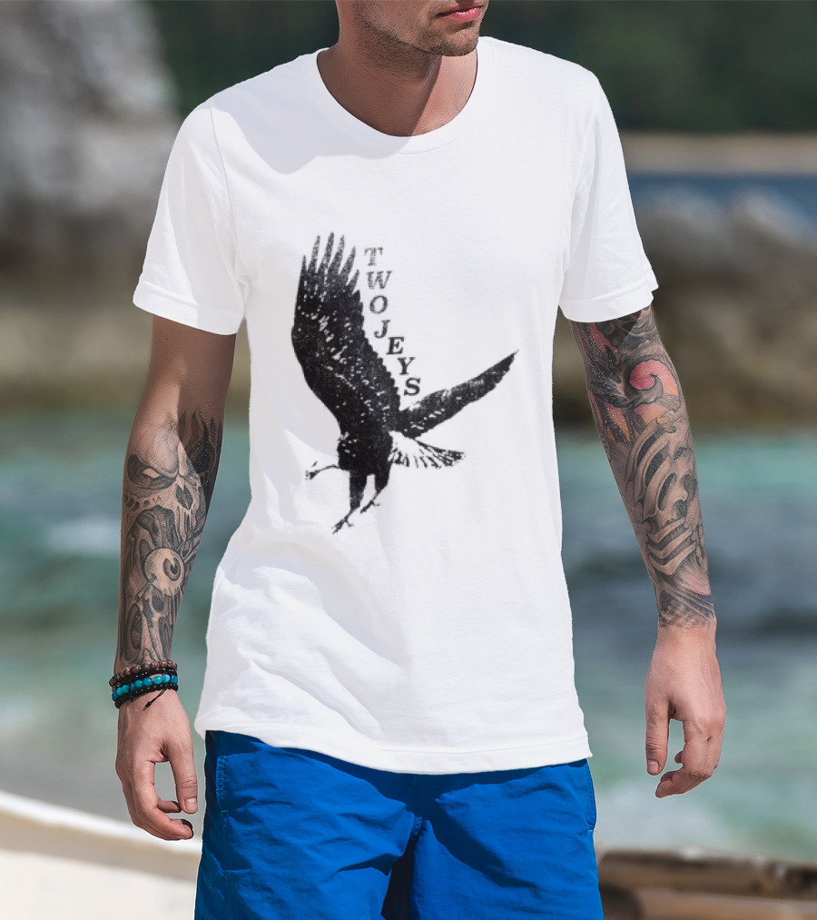 Twojeys Eagles Don't Fly With Pigeons Soar Above T-Shirt