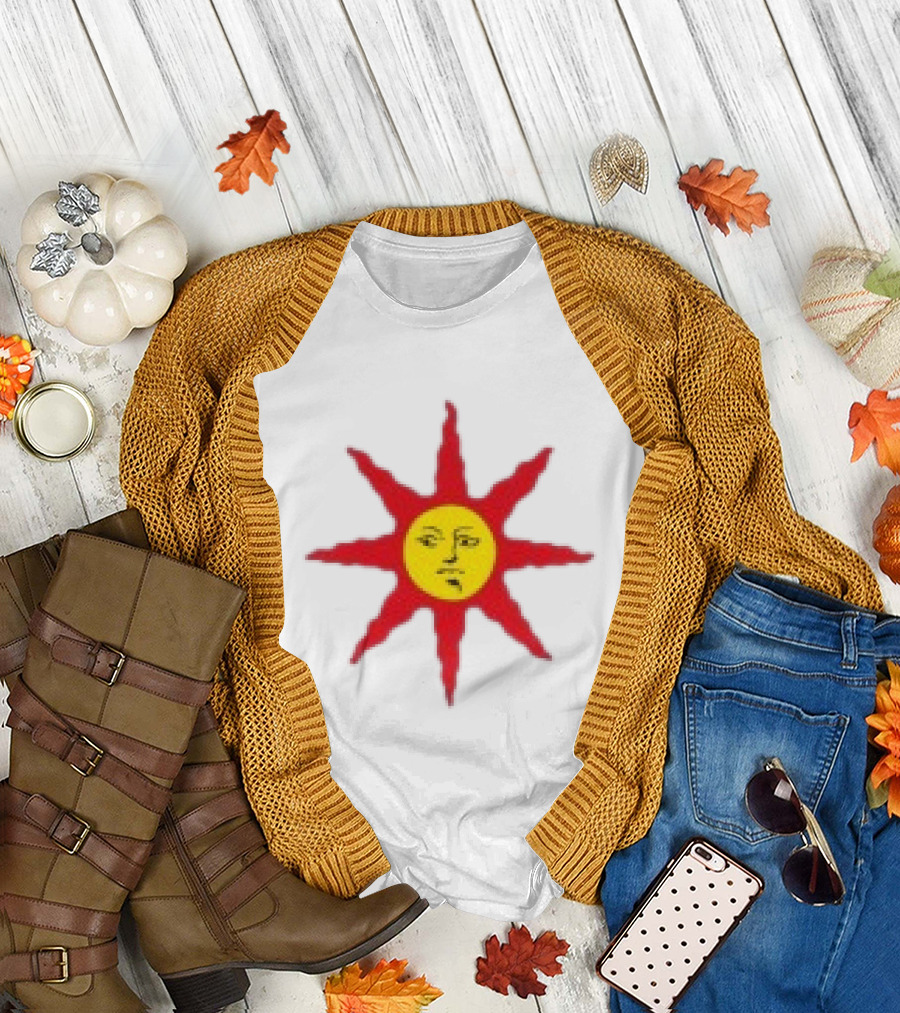 Welcome Skateboards Dark Souls Solaire Sun Icon Collaboration T-Shirt