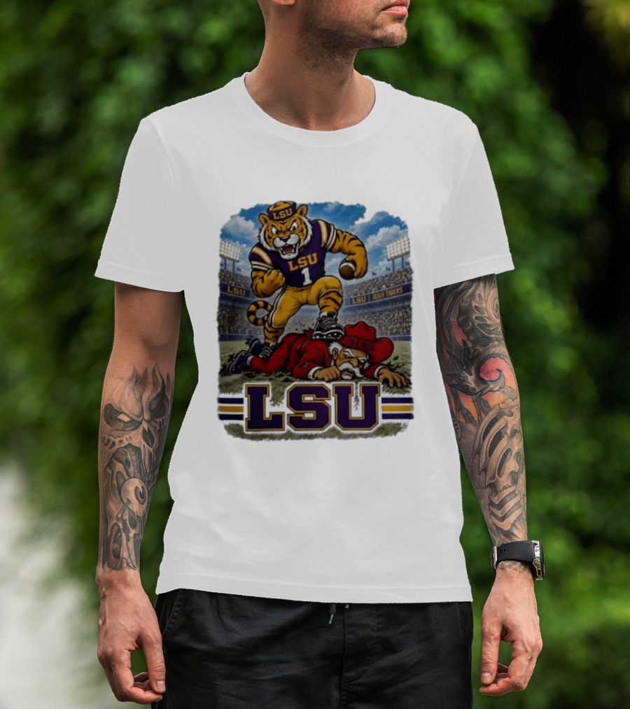 LSU Tigers Victory Over Ole Miss Rebels 2026 Football Rivalry T-Shirt