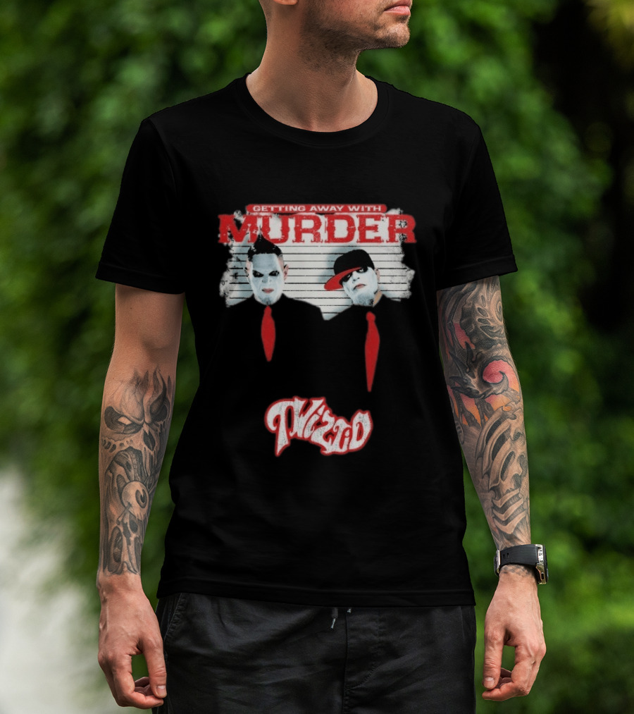 Twiztid Getting Away With Murder Face Paint Horror Music Duo T-Shirt