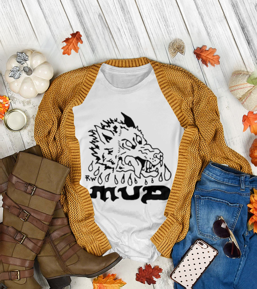 Remi Wolf Mud Rw Wolf Head Liquid Drips T-Shirt