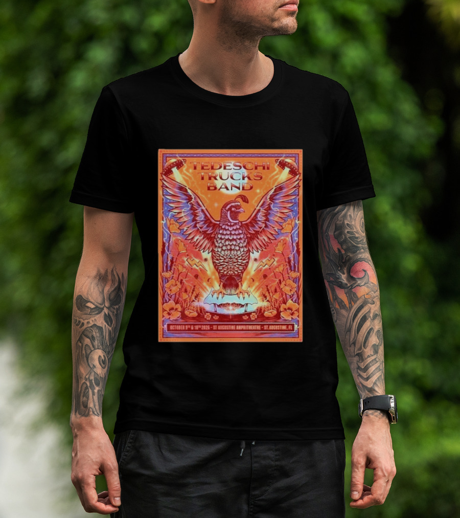 Tedeschi Trucks Band St Augustine October 9 10 2026 Amphitheatre Future Soul Tour T-Shirt