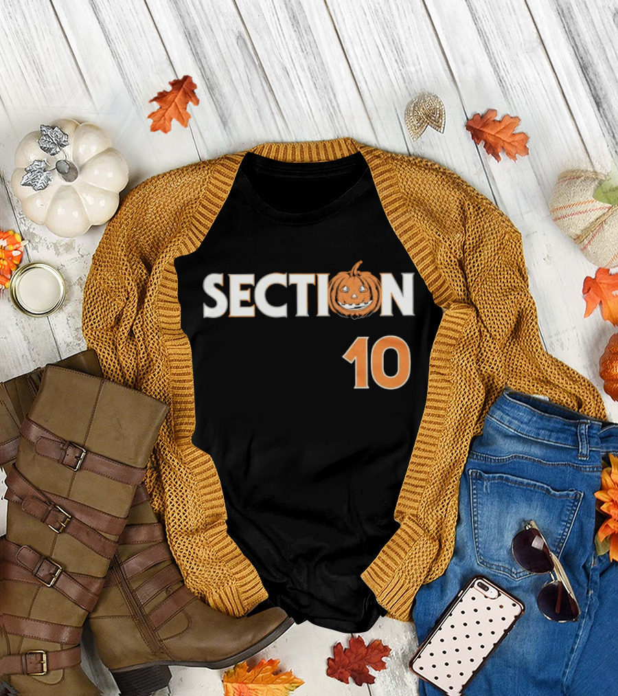 Section 10 Pumpkin Halloween Jack O' Lantern T-Shirt