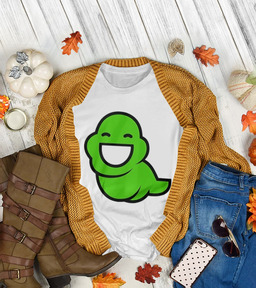 Homestuck John Egbert Slime Ghost Green Smiling T-Shirt