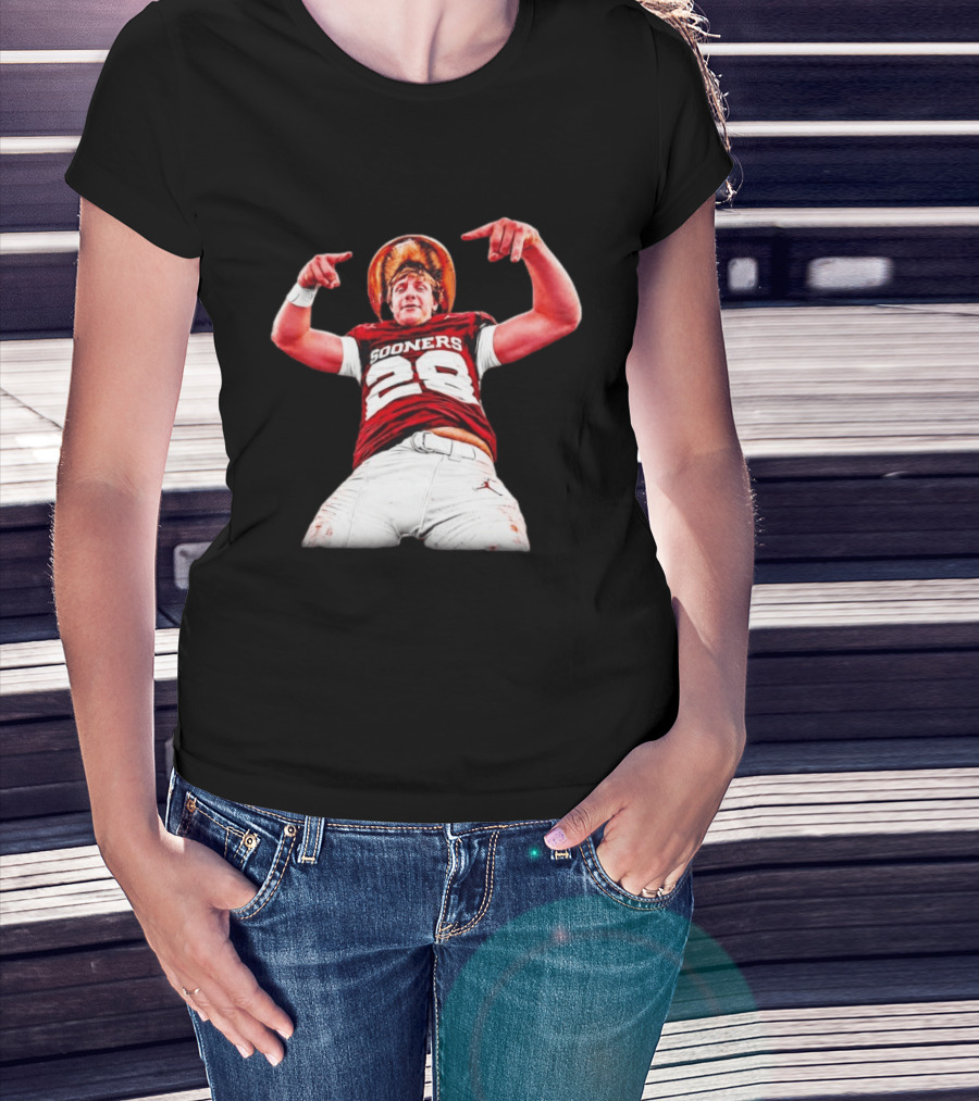 Danny Stutsman Sooners 2026 Red River Rivalry Horns Down OU Oklahoma T-Shirt