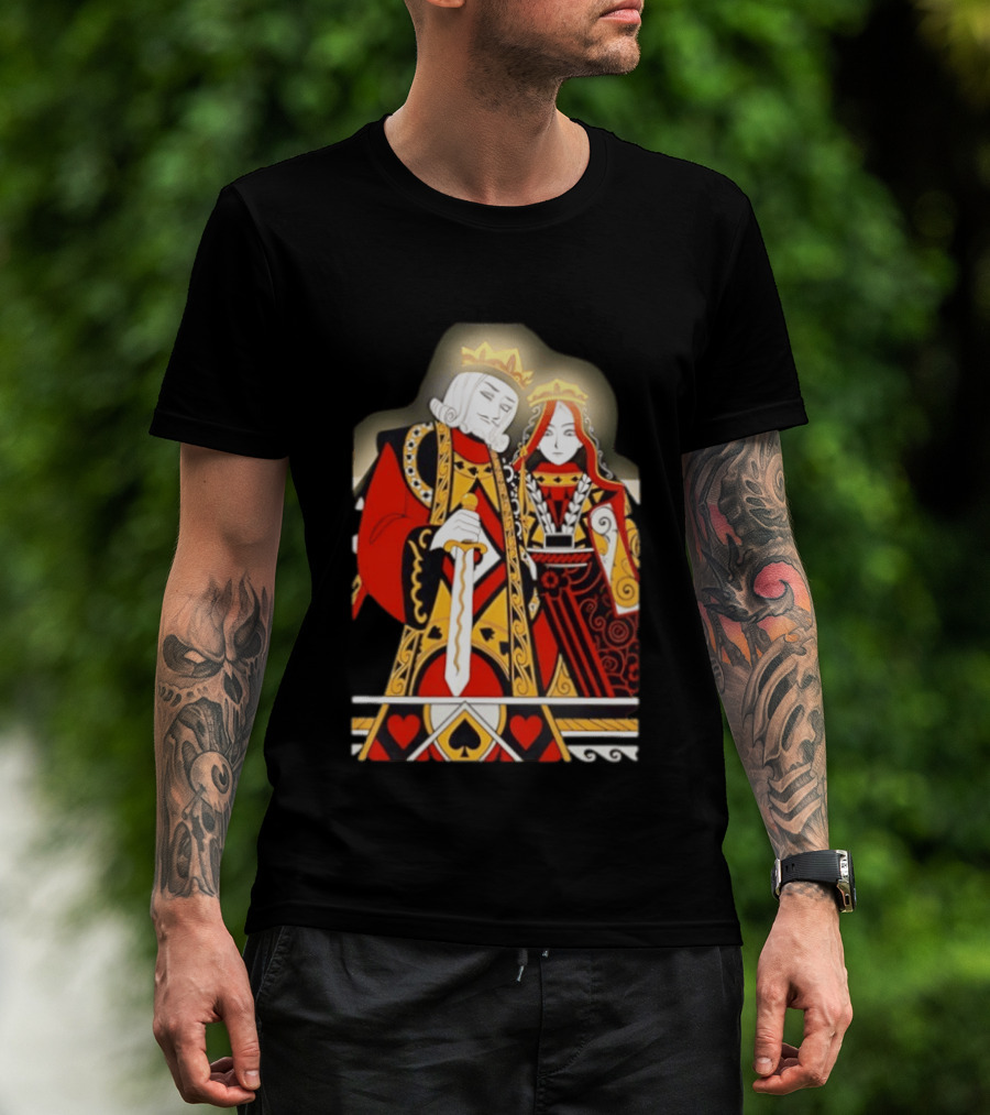 King And Queen Playing Card T-Shirt