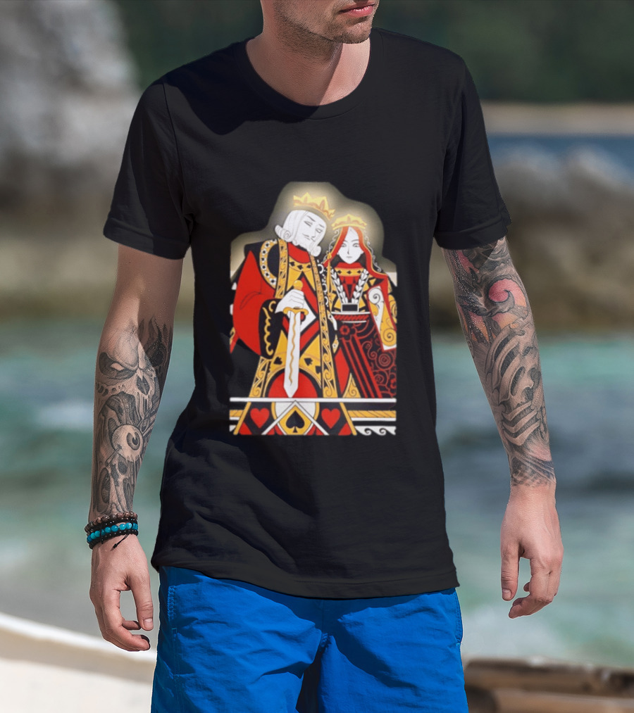 King And Queen Playing Card T-Shirt