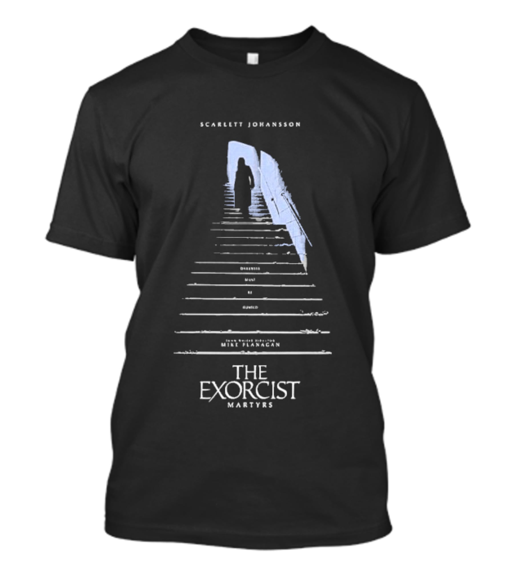 Scarlett Johansson Mike Flanagan's The Exorcist Martyrs Movie In Theaters March 12 2027 T-Shirt