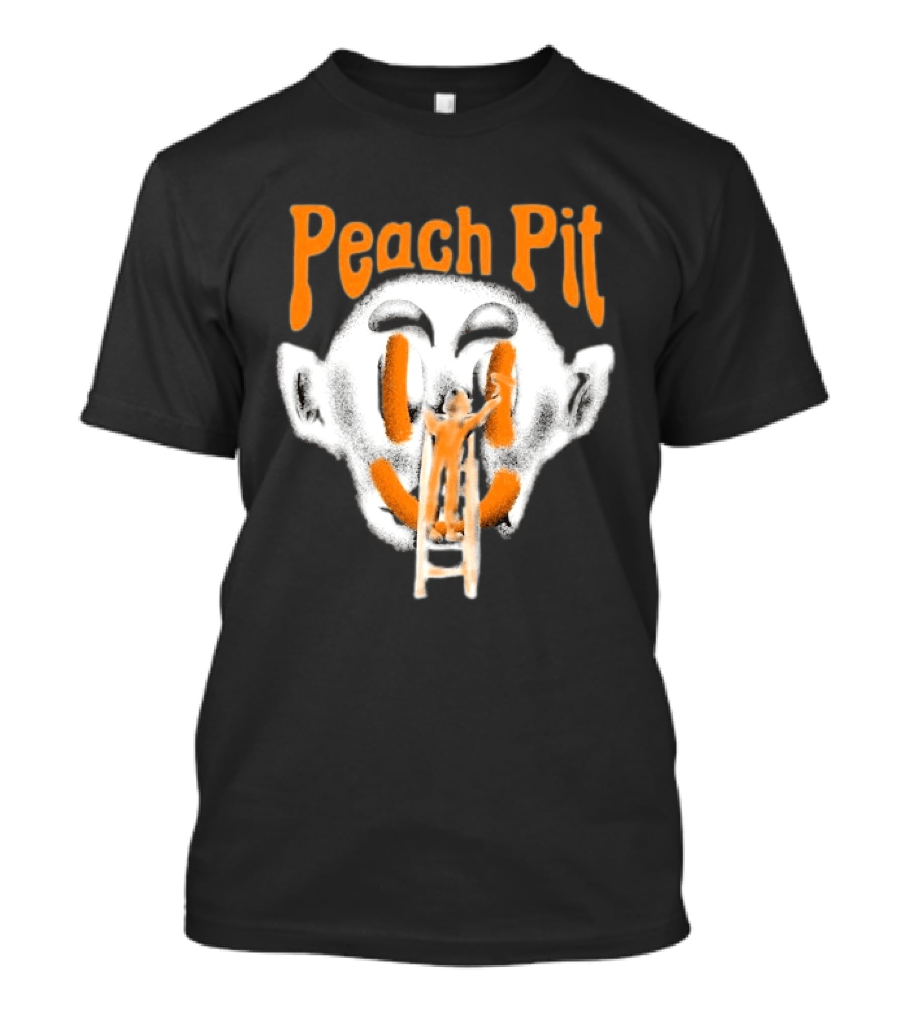 Peach Pit Face Painting Ladder T-Shirt