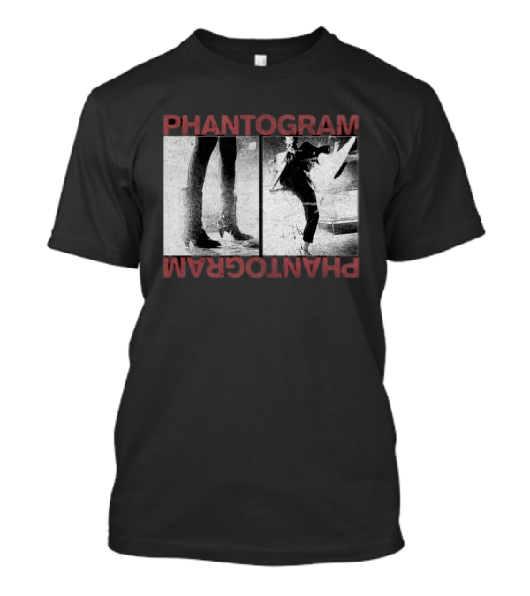 Phantogram Boot Kick Dual Image Retro Style Music Band Merchandise T-Shirt