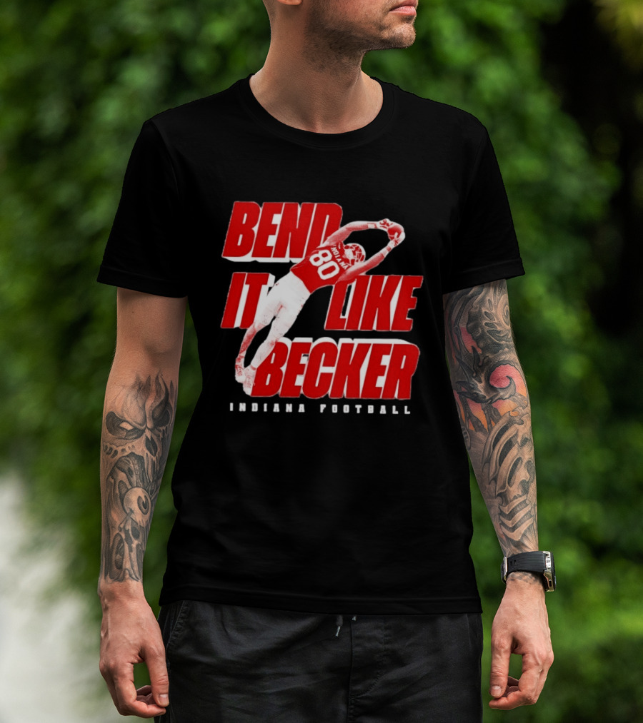 Indiana Football Bend It Like Becker T-Shirt