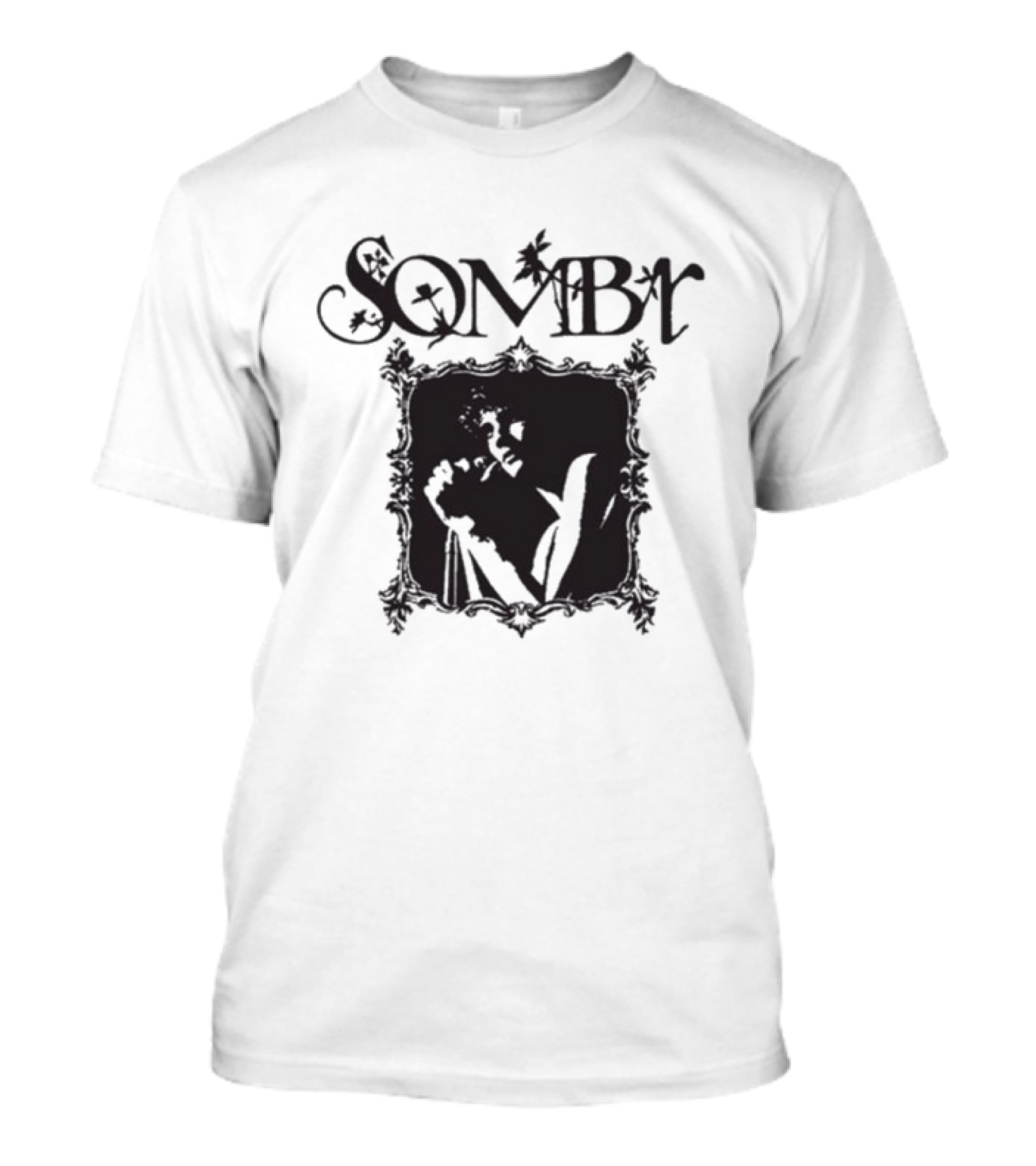 Sombr You Are The Reason Tour 2026 Orchid Purple Gothic Floral Frame Artistry T-Shirt
