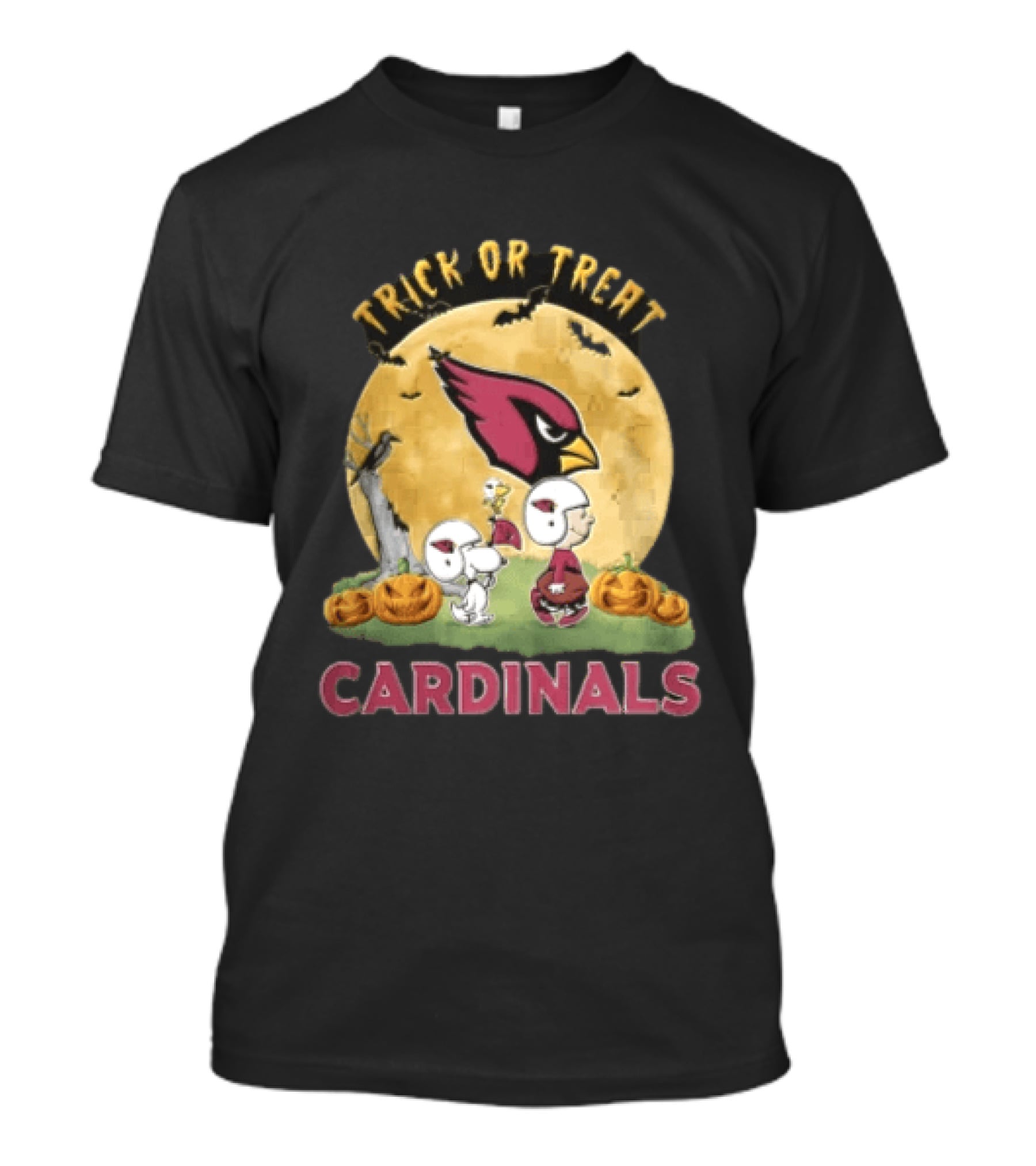 Trick Or Treat Arizona Cardinals Peanuts Halloween T-Shirt