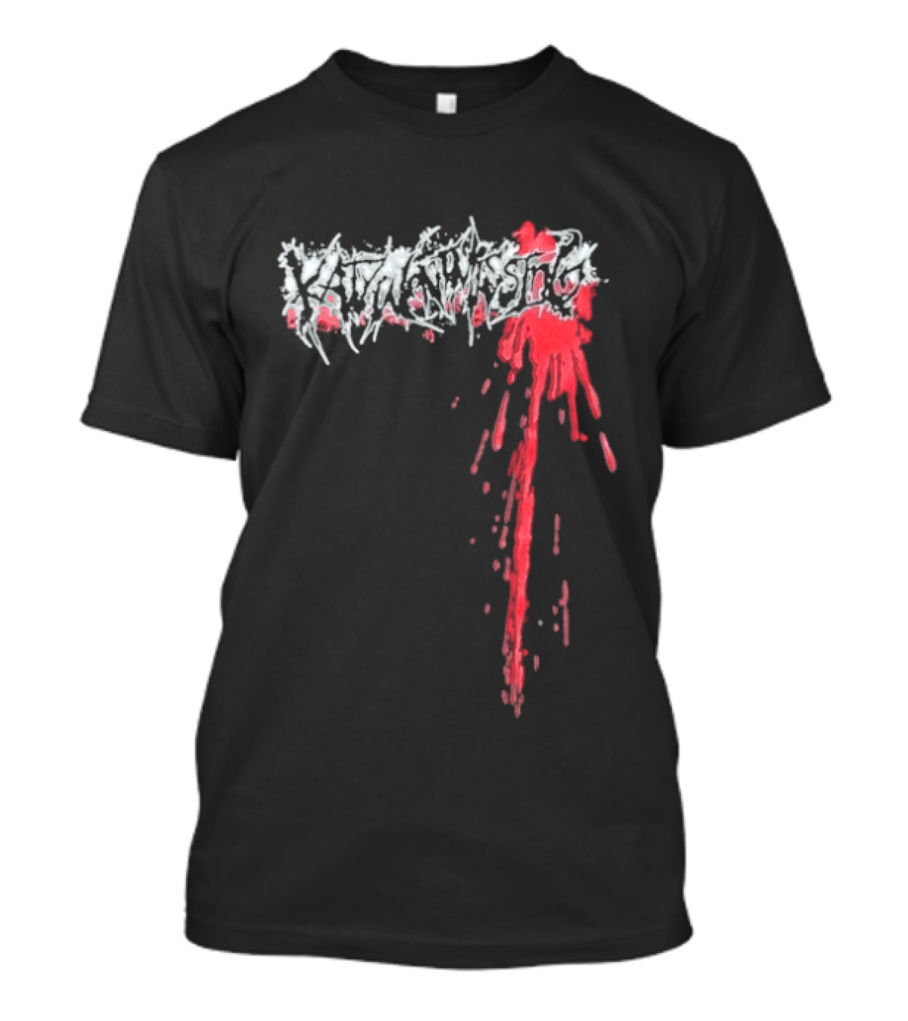 Kwm Bloodstained Horror Drip Style Grunge T-Shirt