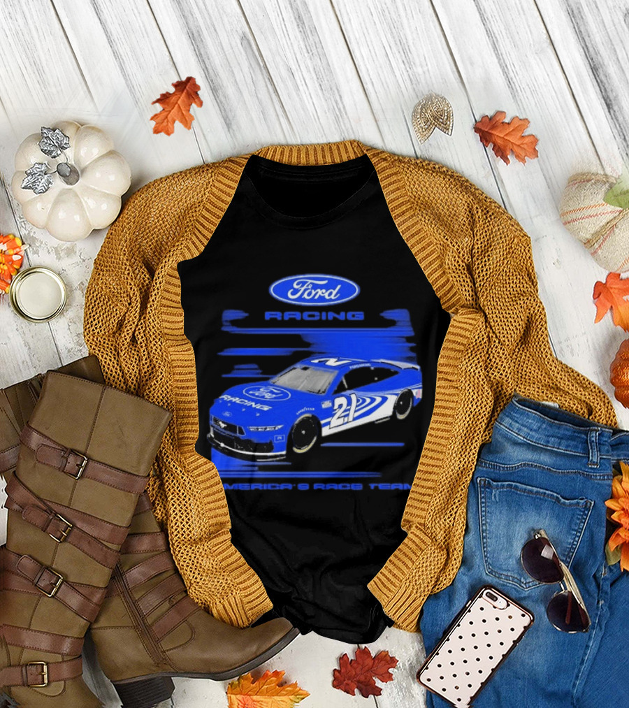 Ford Racing Nascar 21 America's Race Team T-Shirt