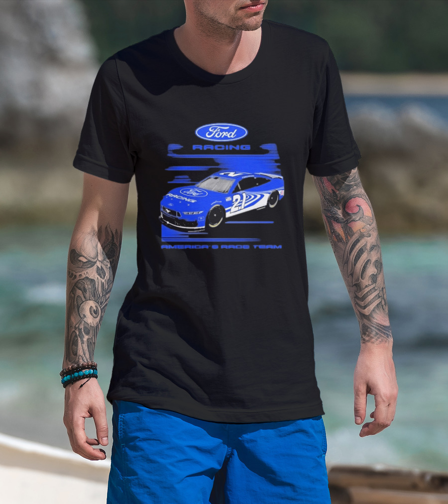 Ford Racing Nascar 21 America's Race Team T-Shirt