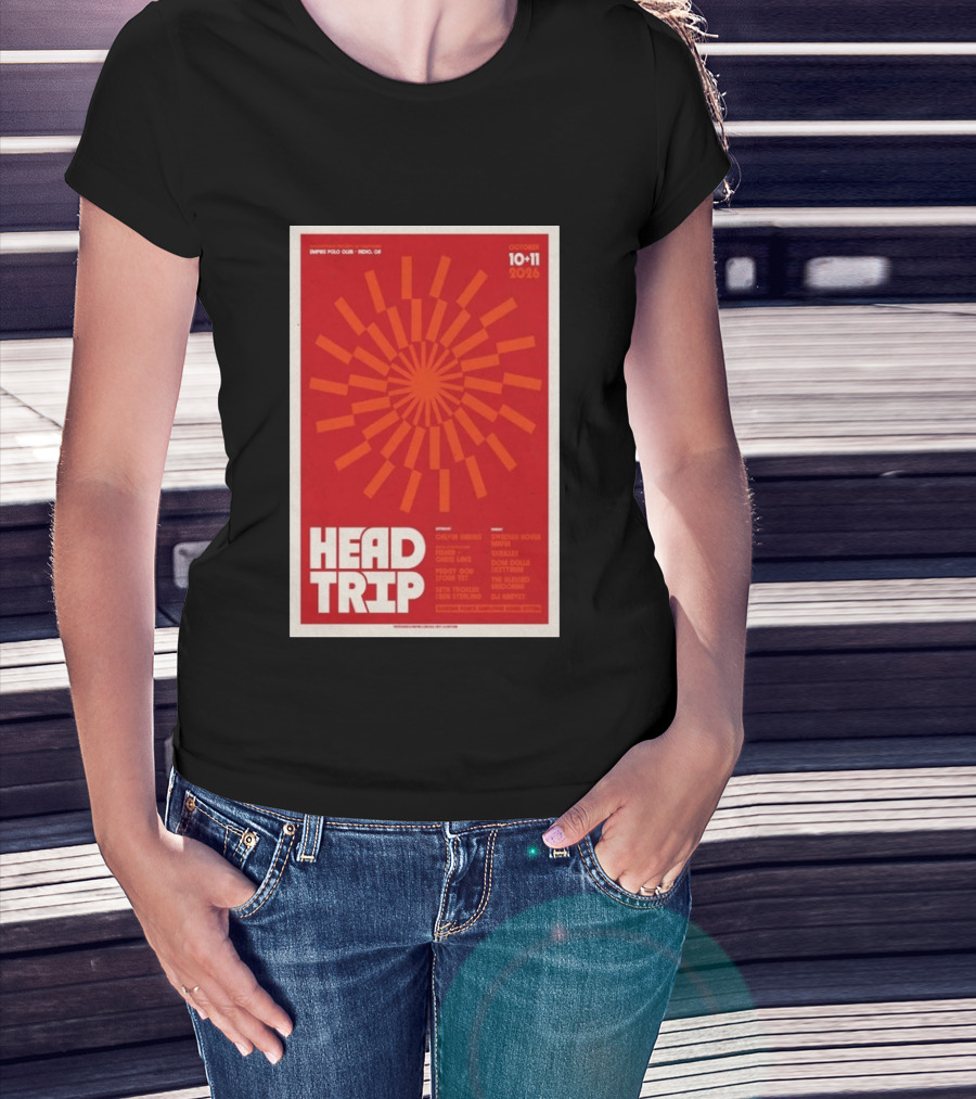 Empire Polo Club Indio CA Head Trip October 10 11 2026 Lineup T-Shirt