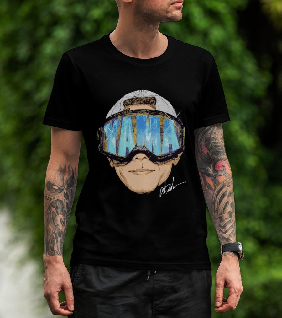 Yoshinobu Yamamoto Yama Dodgers Victory Goggles Baseball T-Shirt