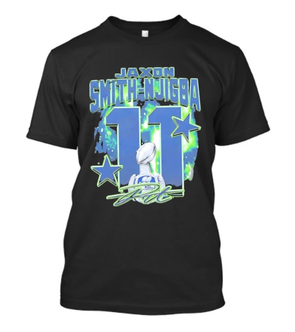 Jaxon Smith Njigba 11 Seattle Championship T-Shirt