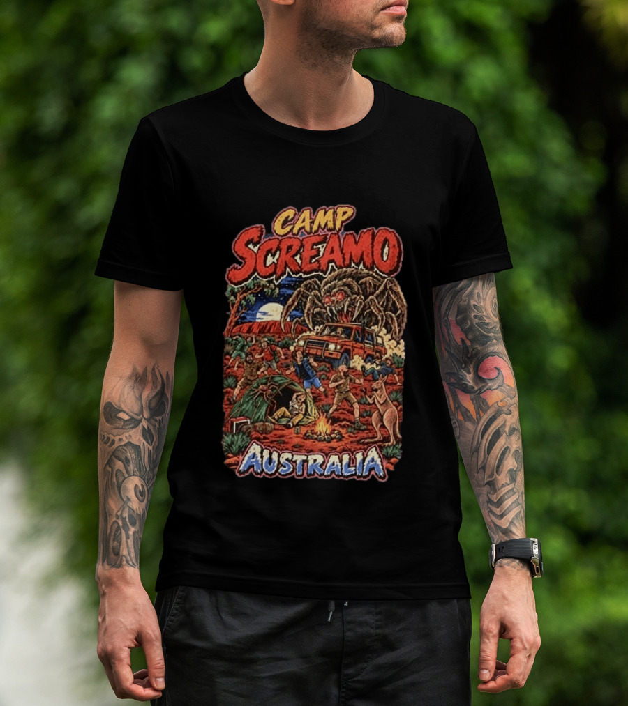 Original Camp Screamo Silverstein And Story Of The Year Australia Tour 2027 Dates T-Shirt