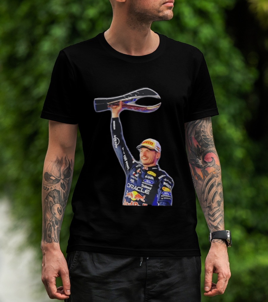 Max Verstappen Oracle Red Bull Racing 2026 Champion Trophy Celebration T-Shirt