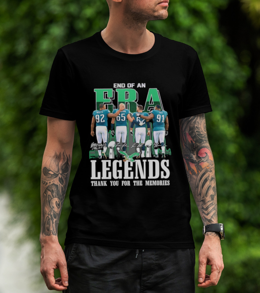 End Of An Era Legends Thank You For The Memories T-Shirt
