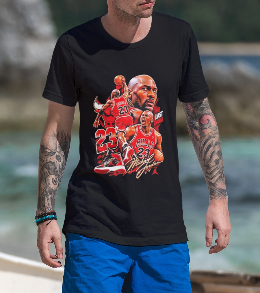Michael Jordan Chicago Bulls 23 The Last Dance Bootleg T-Shirt
