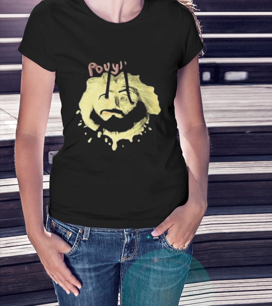 Pouya Clay Melted Smiley Face T-Shirt