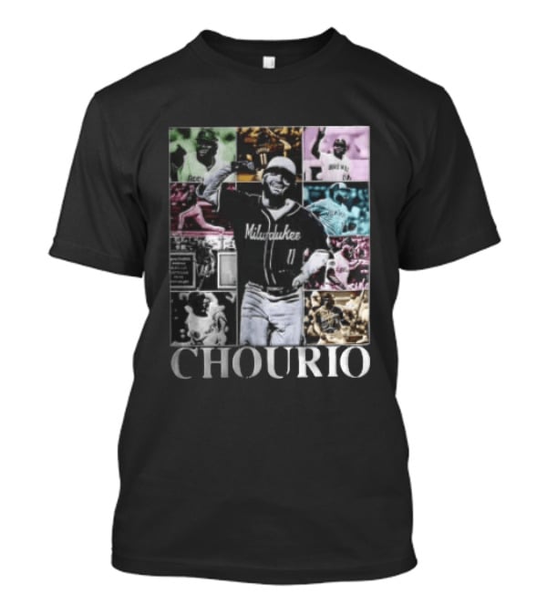 Milwaukee Brewers Jackson Chourio Collage Baseball Player Chourio T-Shirt
