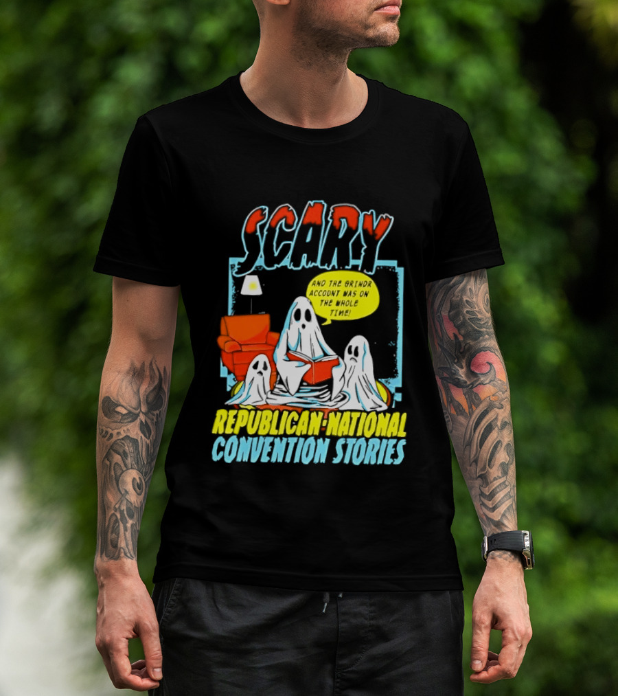Scary Republican National Convention Stories Ghosts Reading Tales T-Shirt