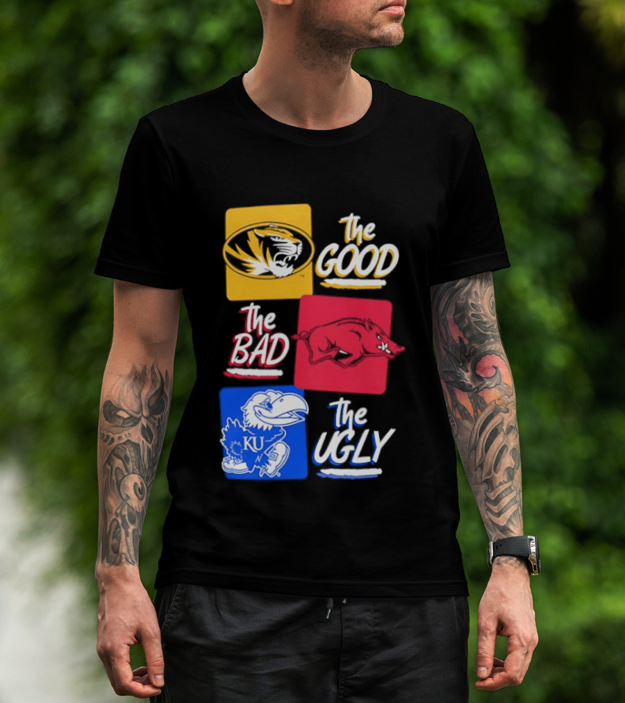 Missouri Tigers The Good The Bad The Ugly Kansas Jayhawks Rivalry T-Shirt