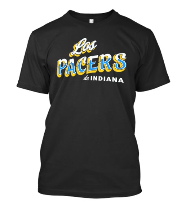 Los Pacers De Indiana NBA Basketball Team Bilingual Branding T-Shirt