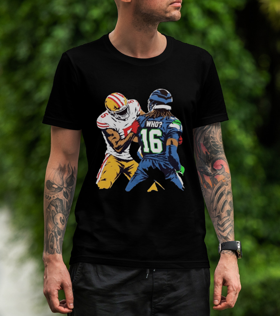 New King Who Dis Football 49ers Vs Seahawks Clash T-Shirt