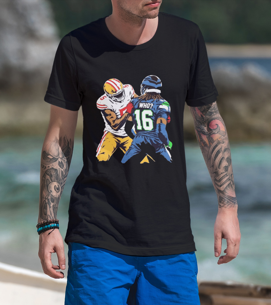 New King Who Dis Football 49ers Vs Seahawks Clash T-Shirt