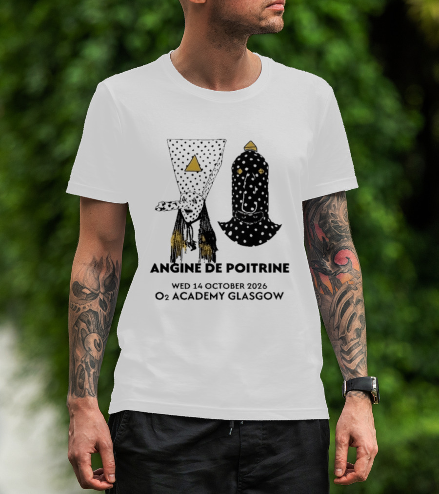 Angine De Poitrine O2 Academy Glasgow October 14 2026 T-Shirt