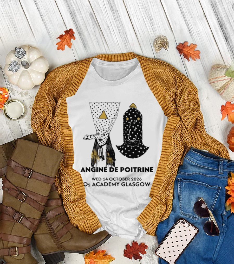 Angine De Poitrine O2 Academy Glasgow October 14 2026 T-Shirt