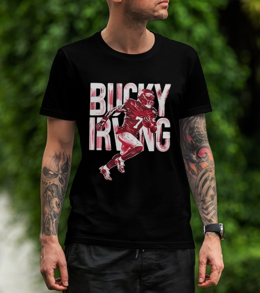 Bucky Irving Tampa Bay Buccaneers Brush Stroke Number 7 T-Shirt