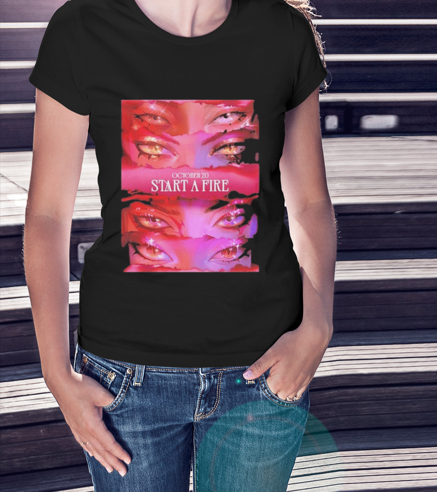 KDA League Of Legends Start A Fire October 20 2026 T-Shirt