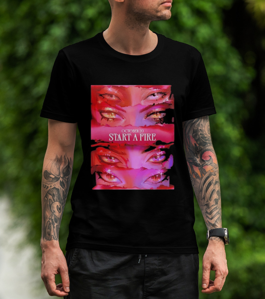 KDA League Of Legends Start A Fire October 20 2026 T-Shirt