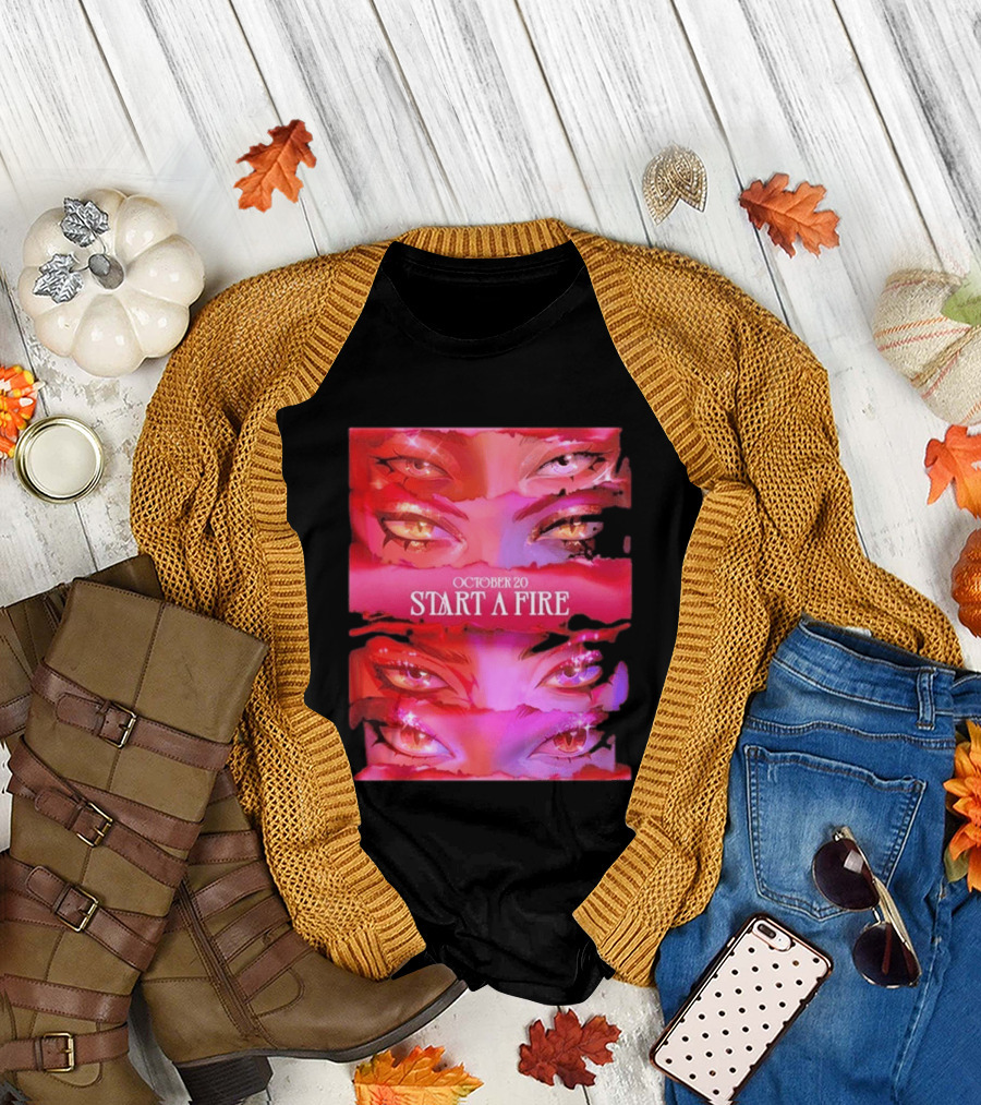KDA League Of Legends Start A Fire October 20 2026 T-Shirt