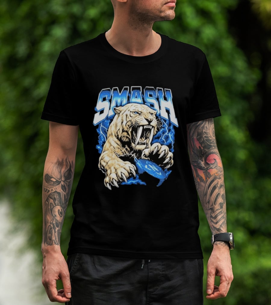 SMASH Predators 2026 Nashville Fierce Tiger Claw Lightning T-Shirt