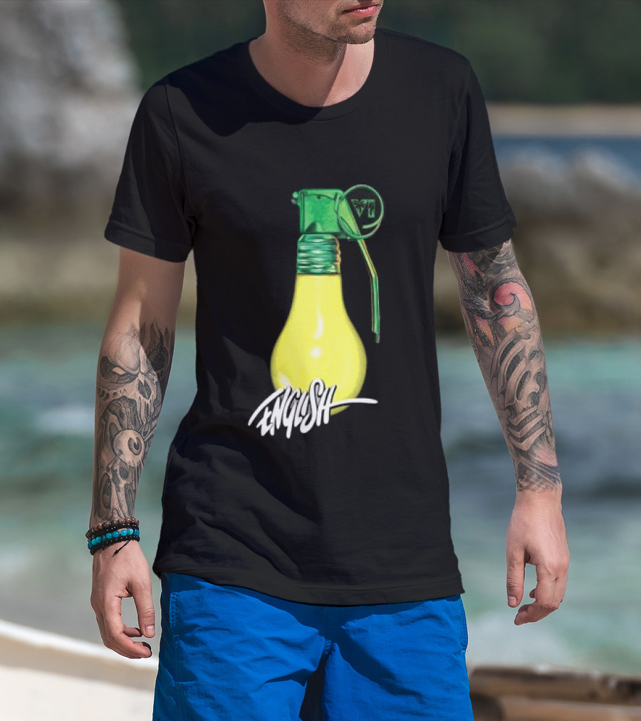 Wynwood Walls Store Ron English Light Bulb Grenade T-Shirt