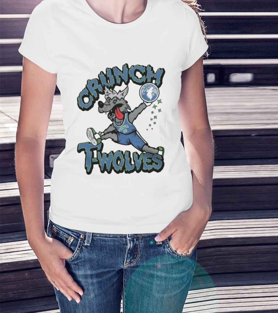 Crunch Wolves Wolves 00 Basketball T-Shirt