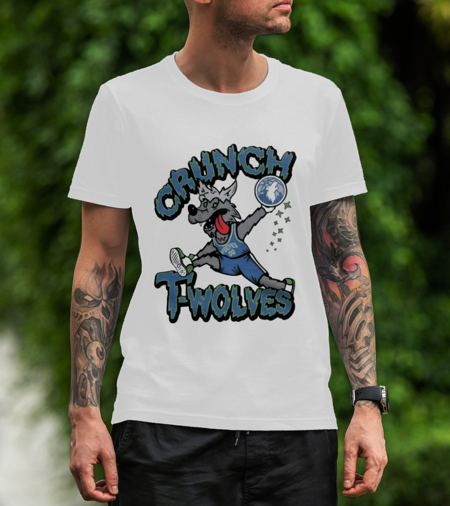 Crunch Wolves Wolves 00 Basketball T-Shirt