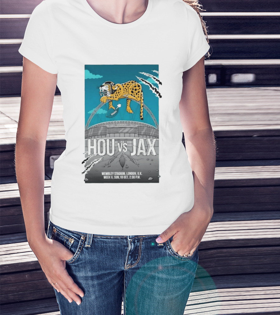 HOU Vs JAX Wembley Stadium London Week 6 Sun 18 Oct 2:30 PM T-Shirt